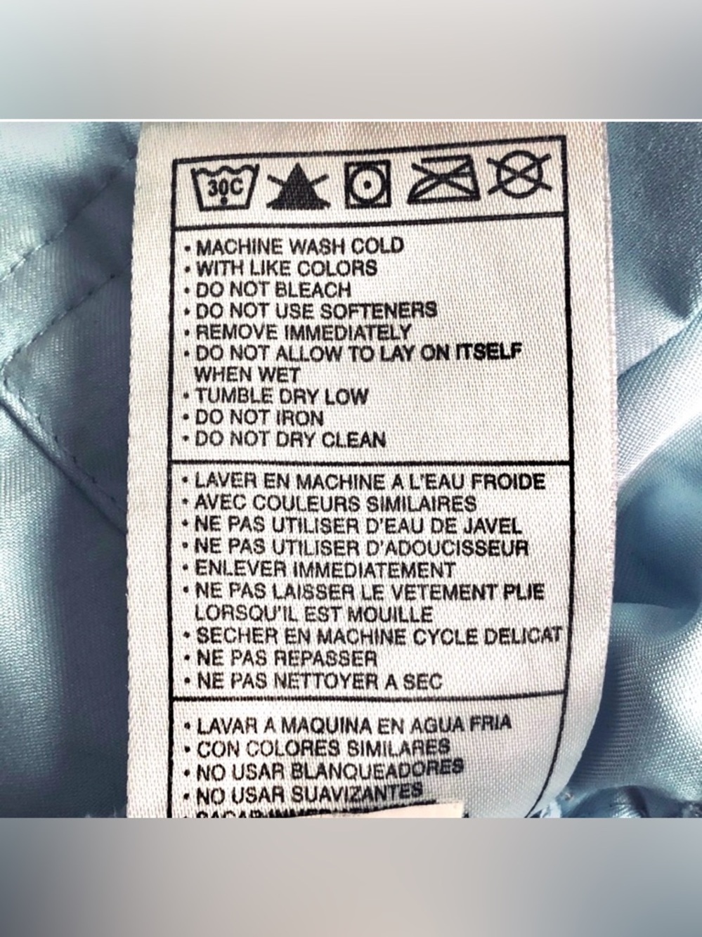 Nike Light Blue and Black Women's Bomber Track Jacket - Picture 7 of 7